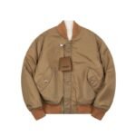 Burberry double-sided logo pattern khaki double-sided fleece coat - Image 9