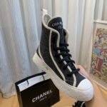 Chanel original new canvas boots - Image 10