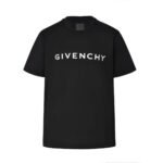 Givenchy reflective letter short-sleeved T-shirt