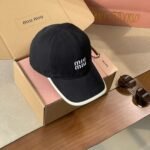 miumiu embroidered baseball cap - Image 3