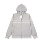 Dior hooded hoodie front and back design