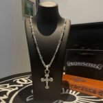 chrome hearts Flame Cross pendant
