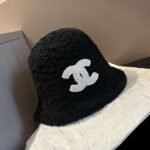 chanel original lamb wool bucket hat 57cm - Image 5