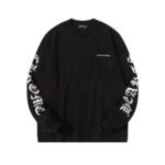 Chrome Hearts Round neck print long sleeve 280 g double yarn pure cotton
