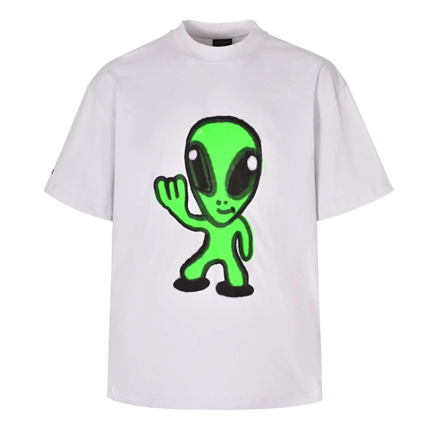 0-17-5.jpg Balenciaga’s dissolved smiling alien T-shirt - Image 1