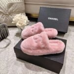 Chane Wool slippers pure fur all lamb wool - Image 19