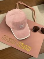 miumiu embroidered baseball cap - Image 11