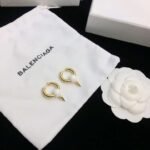 Balenciaga new stud brass plated 18k gold - Image 7