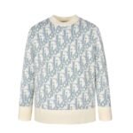 Dior full-print Jacquard round-neck Sweater (off-white)