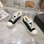 Chanel original suede lettering casual lady shoes - Image 25