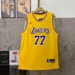 No. 77 of the Los Angeles Lakers in the 24-25 season of the NBA. Luka Don č I ć jersey