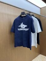 NEW Balenciaga round-neck T-shirt 1：1 Phantom LOGO - Image 13