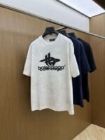 NEW Balenciaga round-neck T-shirt 1：1 Phantom LOGO - Image 10