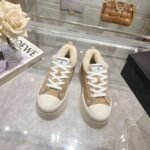 Chanel original suede lettering casual lady shoes - Image 18