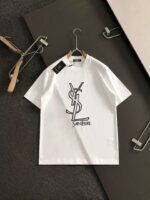 Saint Laurent T-shirt with 1:1 embroidery