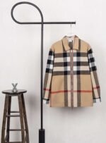 Burberry Wool textile zipper jacket