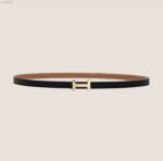 Hermes focus buckle & reversible leather strap 13mm