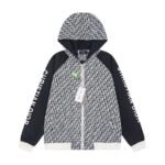 Dior full printing jacket Fashion nylon sweater