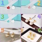 Tiffany heart shaped earrings