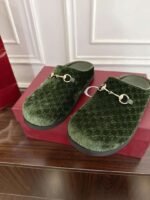 GUCCI New Women’s Velvet Slippers, Premium Version, Sizes 36-42 - Image 10