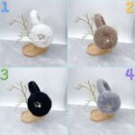 Dior autumn and winter all-match earmuffs fiber fur super warm