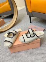 miumiu woolen knitted slippers - Image 5