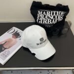 Original Balenciaga baseball cap black and white - Image 8