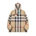 Burberry classic large plaid double-sided hooded jacket - Image 2