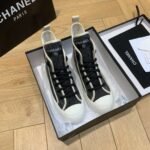 Chanel original new canvas boots - Image 11