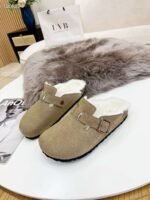 birkenstock original wool slippers imported mercerized cowhide suede upper - Image 10