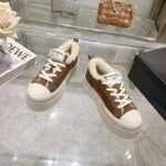 Chanel original suede lettering casual lady shoes - Image 9