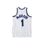 Tracy McGrady of the Orlando Magic in the NBA wears the No. 1 Dark Star embroidered ball jersey - Image 2