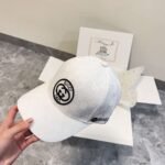 gucci embroidered baseball cap black and white khaki - Image 7