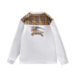 BURBERRY logo round-neck long-sleeved shirt - Image 8
