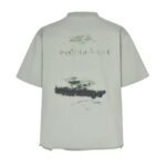 Balenciaga green graffiti 3M aged short sleeves - Image 2