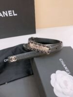 Chanel women belt 1:1 original 2.0cm - Image 3
