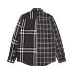 burberry double-brushed striped pair check classic shirt - Image 2