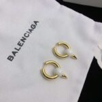 Balenciaga new stud brass plated 18k gold - Image 6