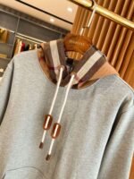 Burberry plaid cotton blend hoodie - Image 2