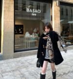 Loewe handwritten logo double-sided graffiti scarf - Image 2