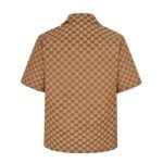 Gucci 1:1 SET Monoprint short-sleeved shirt and shorts set - Image 2