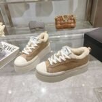 Chanel original suede lettering casual lady shoes - Image 17