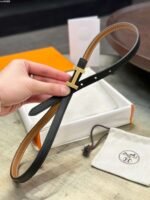 Hermes focus buckle & reversible leather strap 13mm - Image 2