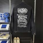 Balenciaga vintage washed denim jacket - Image 2