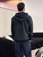 Prada premium men’s hooded sweatshirt and trousers set - Image 4