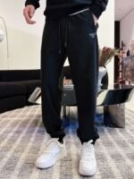 Prada premium men’s hooded sweatshirt and trousers set - Image 5