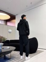 Prada premium men’s hooded sweatshirt and trousers set - Image 8