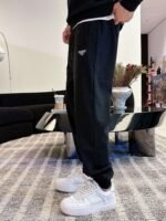 Prada premium men’s hooded sweatshirt and trousers set - Image 9