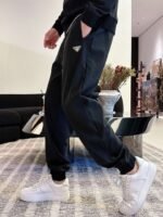 Prada premium men’s hooded sweatshirt and trousers set - Image 11