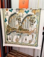 Hermès high-quality cashmere scarf, SIZE: 100 × 200 cm - Image 13
